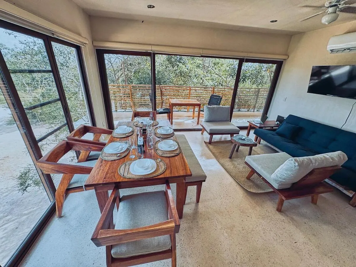 Condo Family In The Jungle With Cenotes And Big Pool Tulum